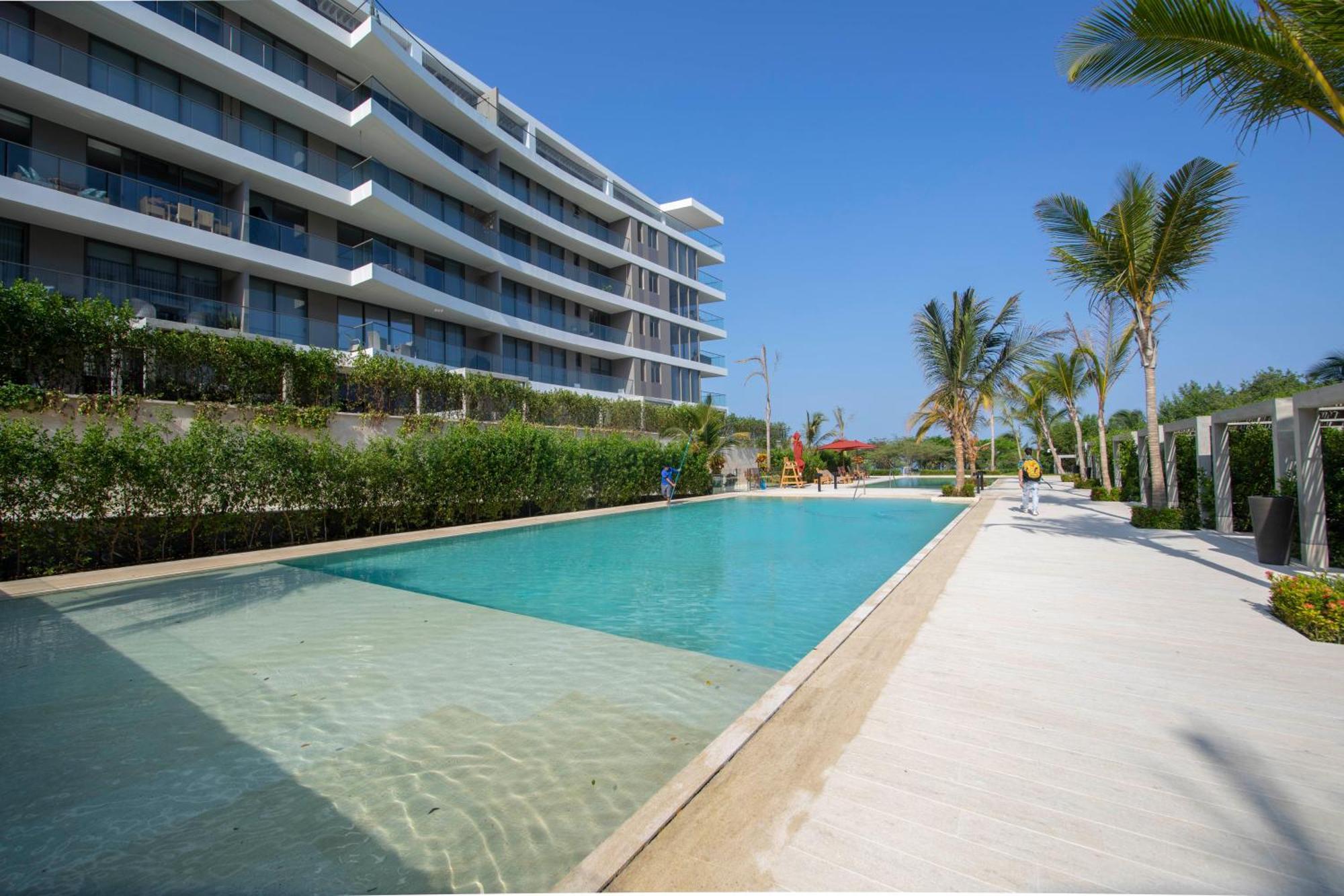 Exclusivo Resort Frente Al Mar, Playa Privada, Piscinas Cartagena Exteriör bild